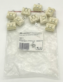 Колодка клеммная трёхполюсная TRIDONIC.ATCO SLK 3/3 +E-SCHR N-ERDE-L 88165857