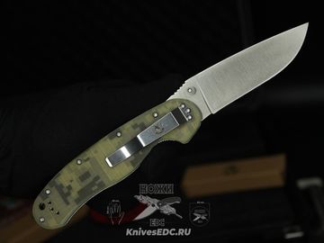 Складной нож Steelclaw Крыса камуфляж c клинком из стали AUS-8, рукоять G10