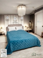 Покрывало 220х240 стеганое для кровати и дивана