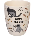 Кружка керамическая 350мл «Славные котики», микс 4рисунка