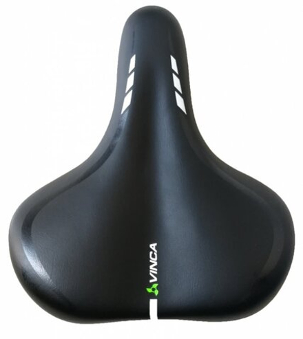 Седло комфортное, 260*210мм, черное, Vinca Sport VS 108 black