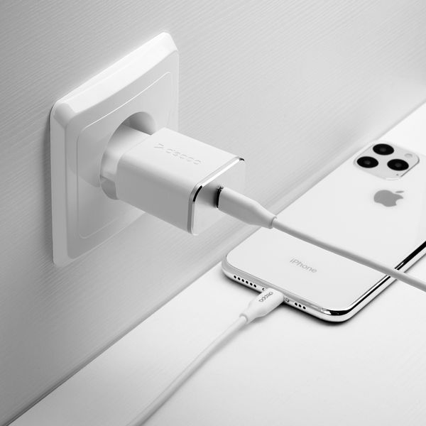 Адаптер питания Deppa USB Type-C Power Delivery 18Вт D-11387 (5В/ 3А, 9В/ 2А, 12В/ 1.5А) Белый