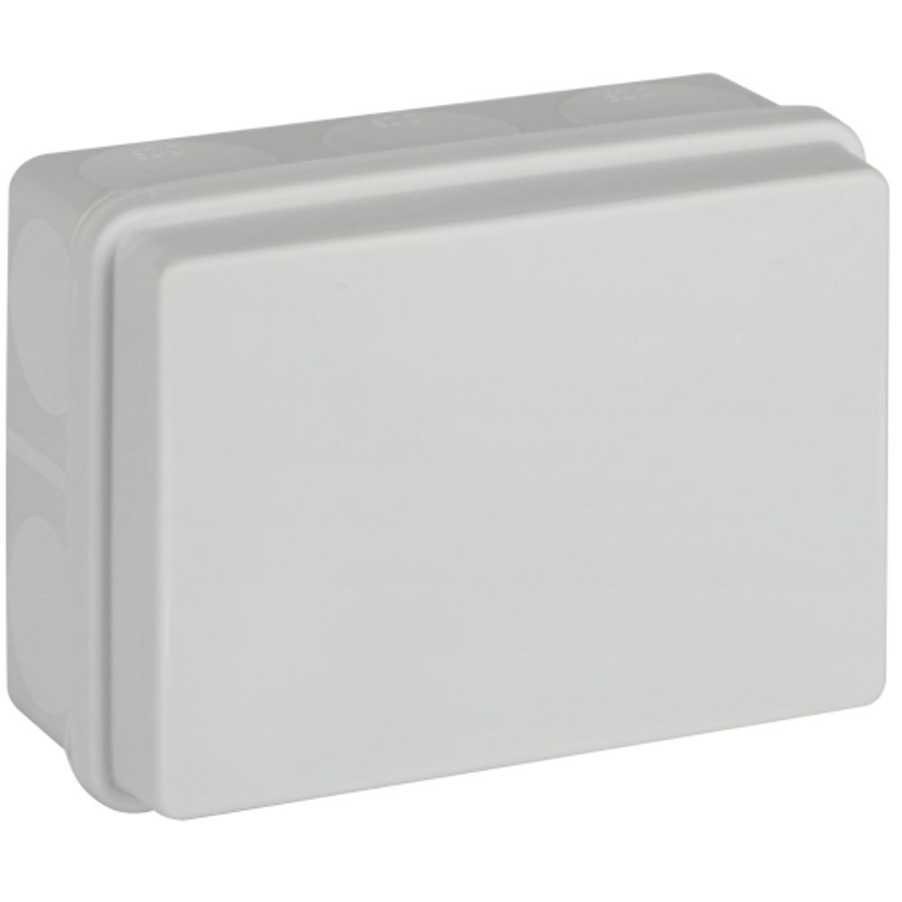 Распаячная коробка ЭРА KOR-150-110-70-11g-2MP двухкомпонентная HF стойкая к УФ 150х110х70мм серая прямой монтаж IP67