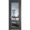 Межкомнатная дверь эмаль Profil Doors 3.5.2PD графит остеклённая