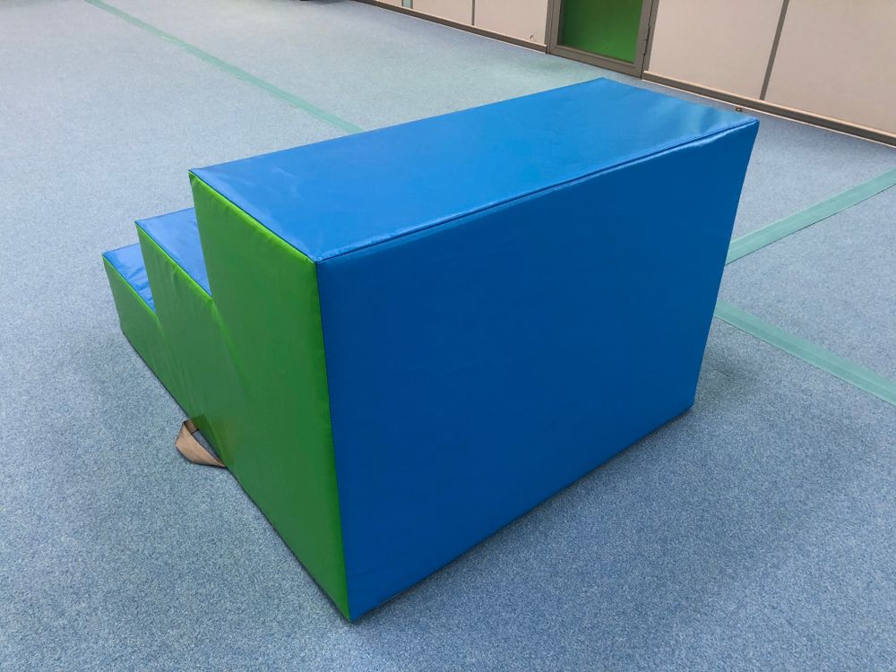 Мягкий гимнастический модуль "Лестница 3 ступени" для детей и подростков