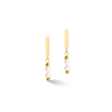 Серьги-пусеты Coeur de Lion White-Gold 1120/21-1416
