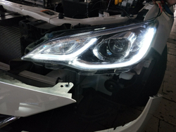 Оригинальная фара с LED ДХО для Chevrolet Cobalt 2016-2018, высокий уровень комплектации