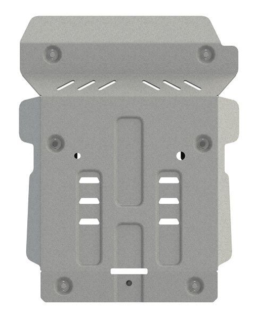 Защита картера двигателя и радиатора (4 мм, алюминий) для Isuzu D-MAX 2021- (V = 3.0 MT 4WD), Isuzu MU-X 2021- (V = 3.0 AT 4WD) Sheriff.32.4923 V1