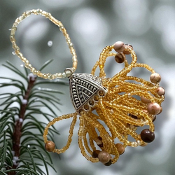 Ёлочная игрушка. Снегурочка. Яшма