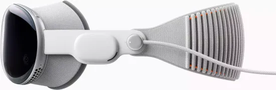 Очки виртуальной реальности Apple Vision Pro, 1 ТБ, серебристый/белый