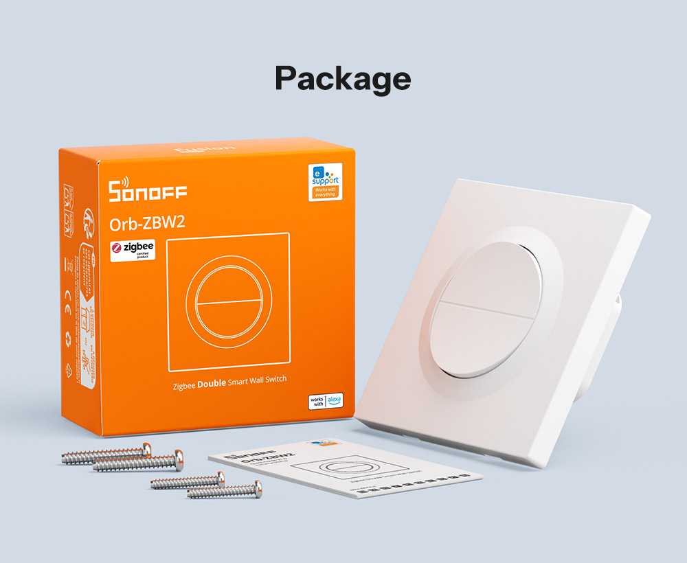 Выключатель SONOFF ZigBee MINI-ZB2GS-E (2 канала)