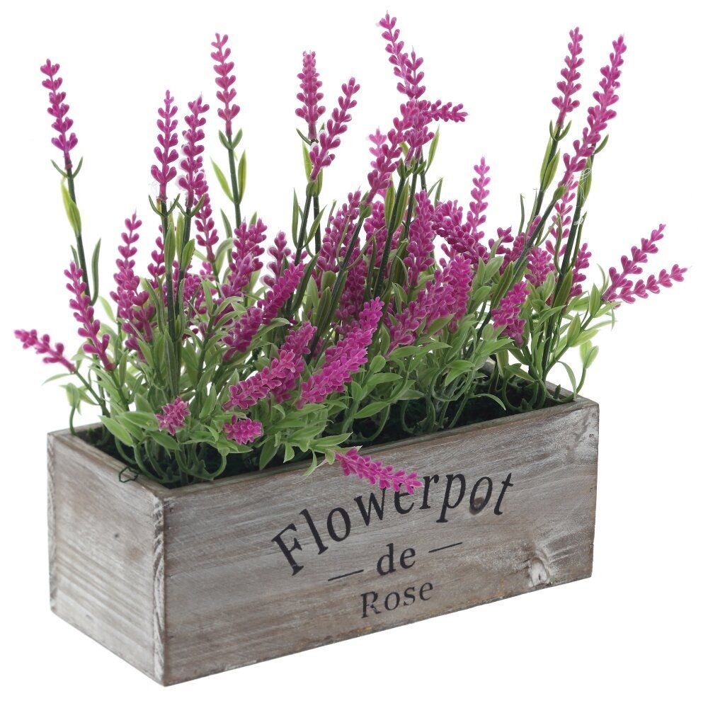 GAEM Цветочная композиция "Лаванда", L23 W10 H25 см