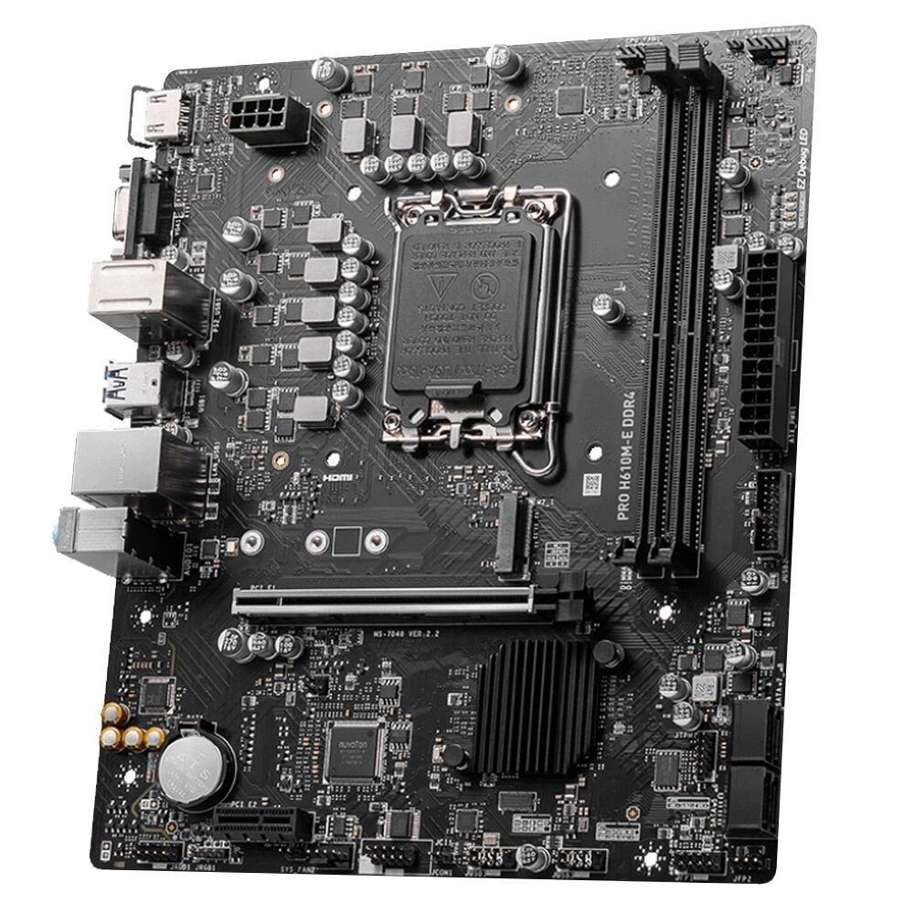 Системный блок CORE S (A307 Intel Core i3-12100, 16Гб DDR4, RTX5060, SSD 512Гб M.2, MSI H610M-E, 550Вт)