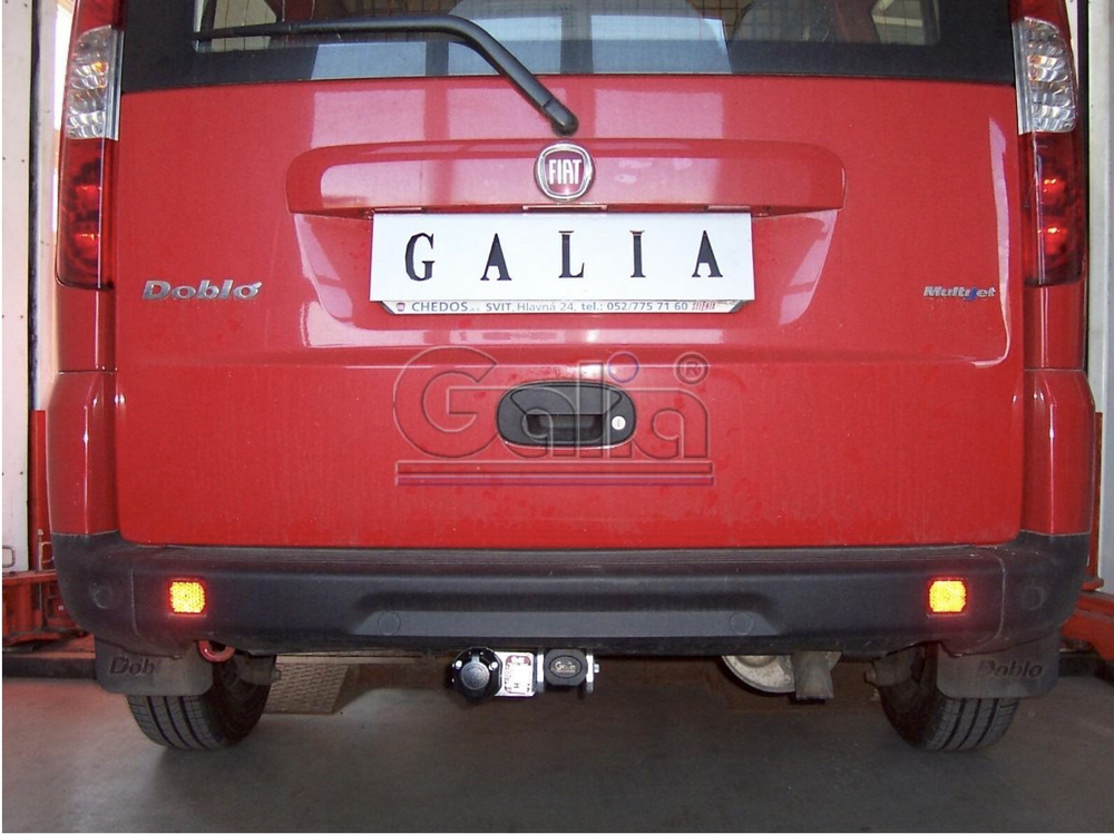 Фаркоп оцинкованный Galia F070C для FIAT Doblo 2001-2010(паспорт и сертификат в комплекте)(без электрики)