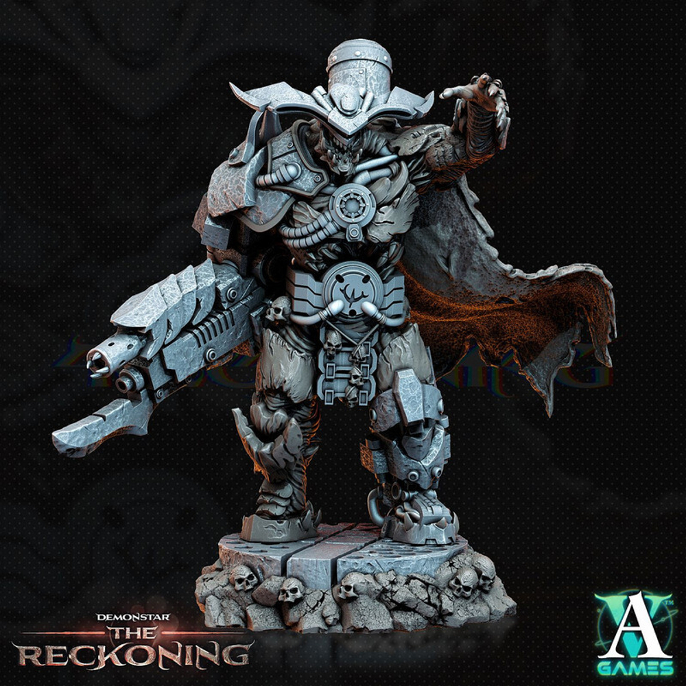 Chaos Chaos Daemons Техно демон миниатюра для dnd, днд, pathfinder, фентези, Настольная игра, НРИ, Варгейм, РПГ