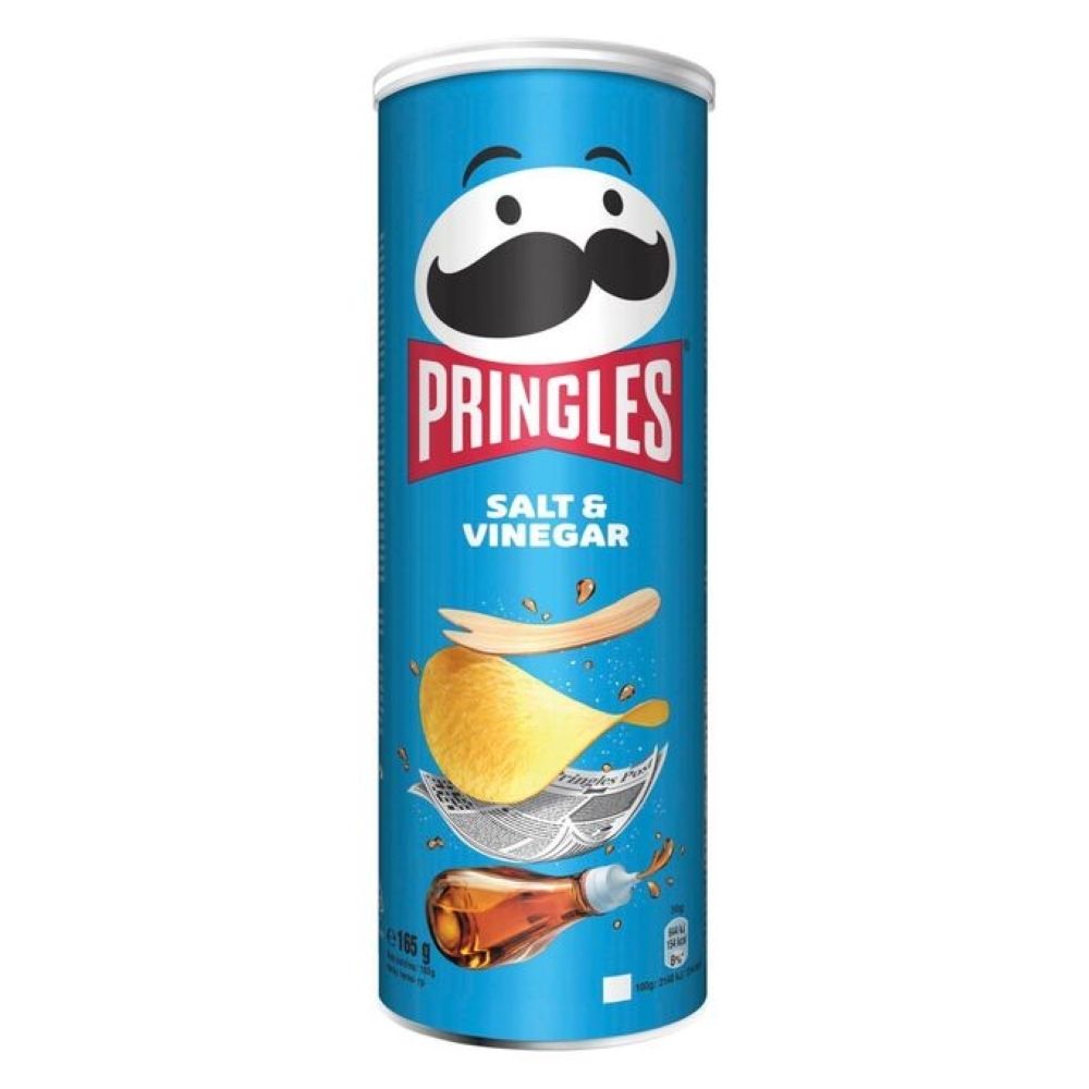 Чипсы картофельные Pringles Соль и Уксус 165 г 3 шт