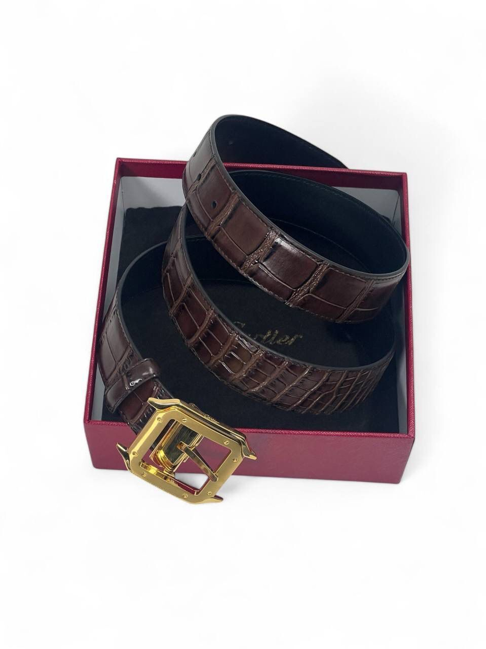 Ремень Cartier из кожи крокодила, арт. 468073456