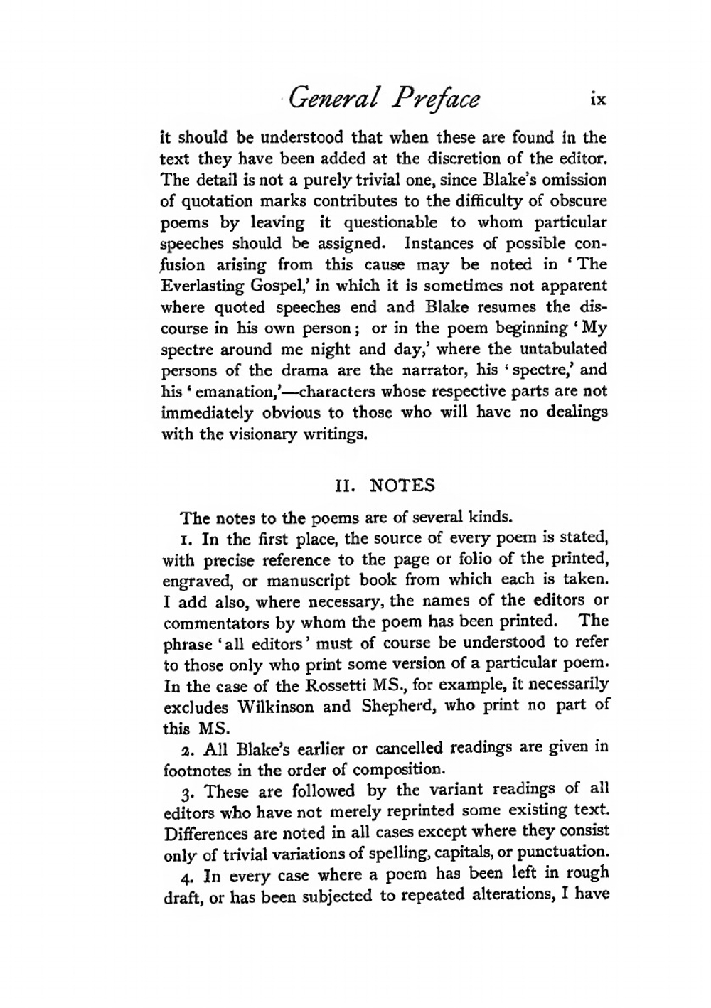 The poetical works of William Blake. A new and verbatim text from the manuscript engraved and letterpress originals | William Blake