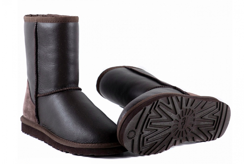 UGG Classic Short Metallic Chocolate