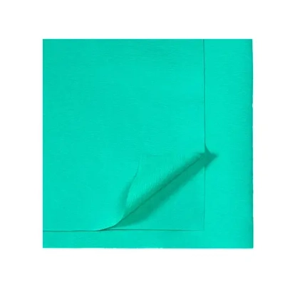 Бумага крепированная Клинипак мягкая 900х900 мм Зеленая (250шт/уп)