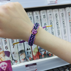 Плетёный браслет "Genshin Impact / Геншин - Райден"