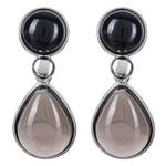 Серьги Possebon Agata Preto, Obs Fume A0738.4.1 S