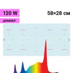 Комплект Quantum board Samsung LM301B 120W с диммером, 58x28 см