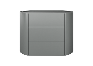 Комод Lagom 3 ящика ширина 100 см (серый)