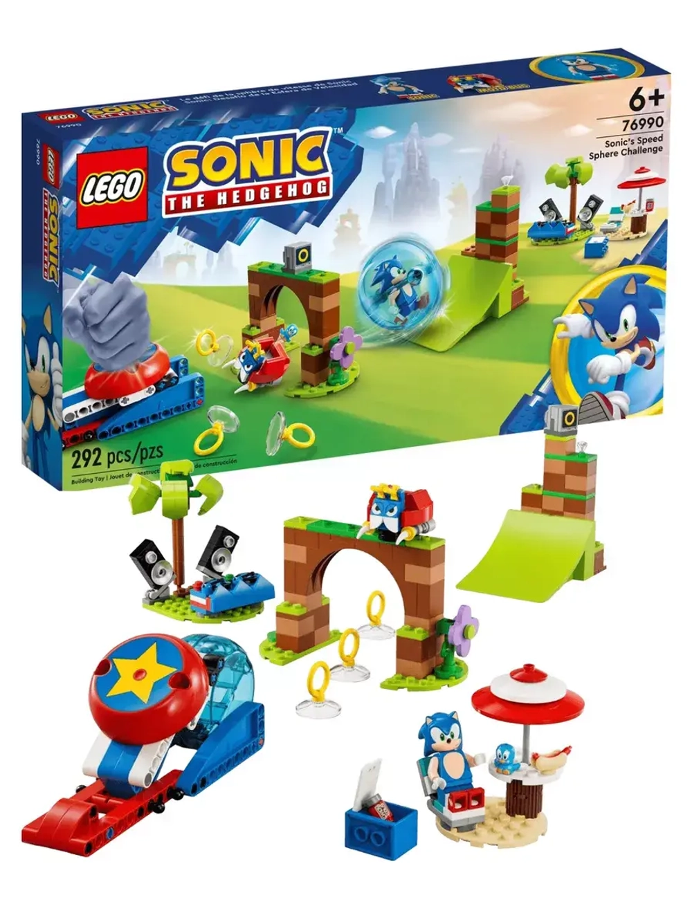 Лего Соник 76990 Вызов скоростной сферы Sonic
