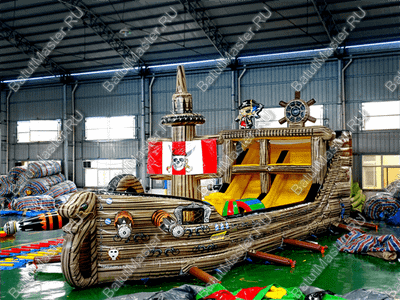 Надувной корабль "Пират Черная Борода"