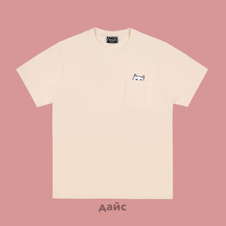 Футболка мужская Ripndip Lord Nermal Pocket Tee артикул:RND9088 - купить в магазине Дайс