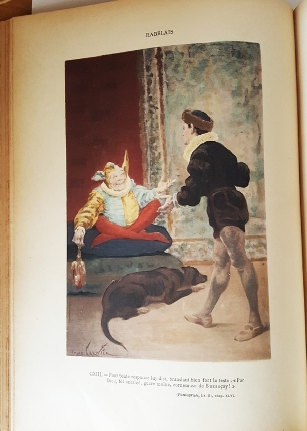 "Rabelais et loeuvre de Jules Garni (Рабле и творчество Жюля Гарни)"  1897 г.  Антикварная книга