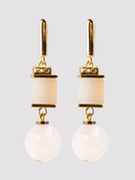 20144710 Серьги Роман с камнем