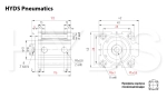 SDA 25x95 Пневмоцилиндр