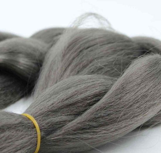 Канекалон 1-цветный 100гр 130см A38 темно серый