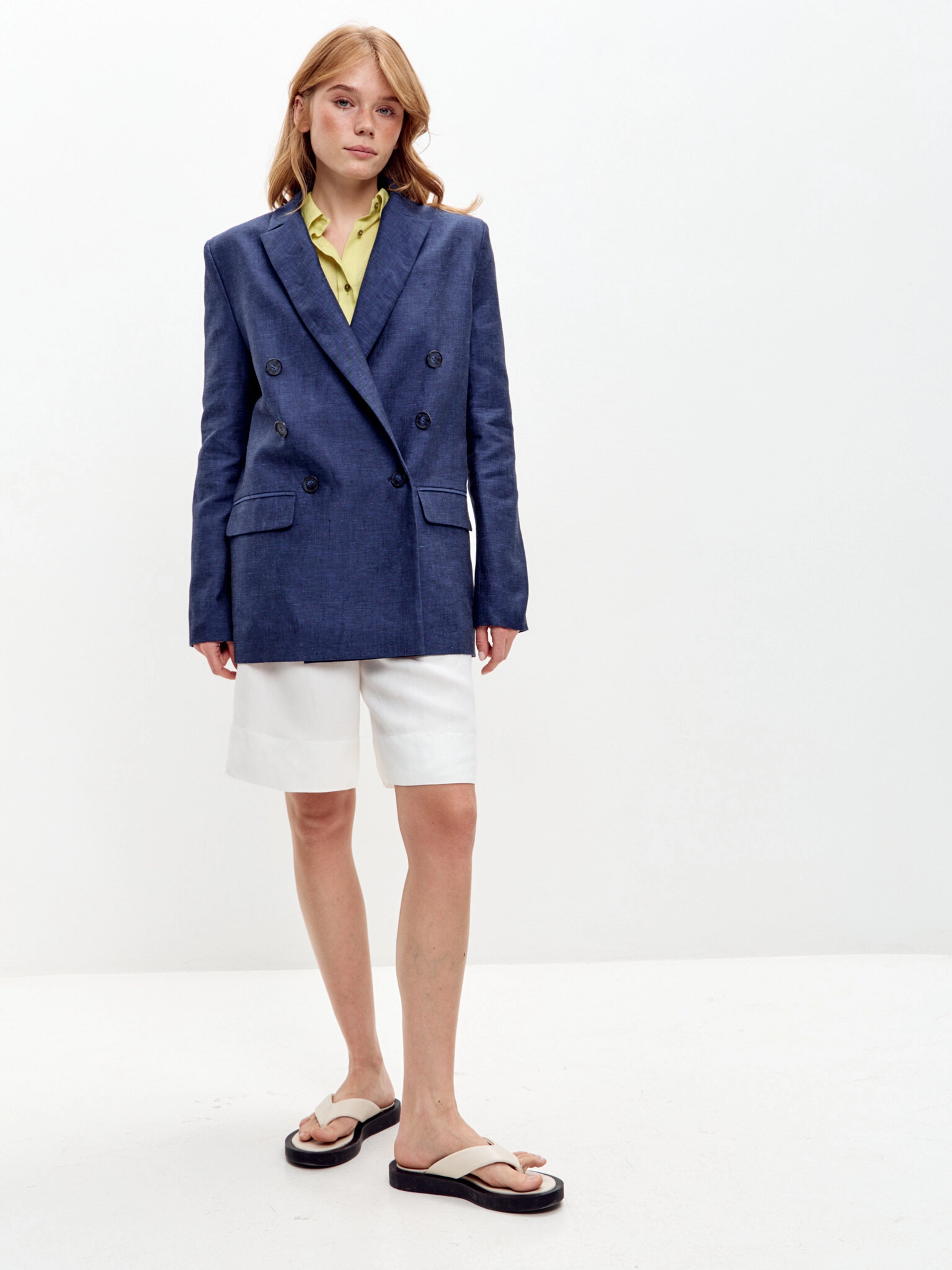 Льняной жакет