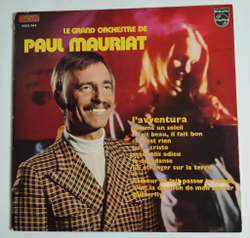 Винтажная виниловая пластинка LP Поль Мориа Le Grand Orchestre De Paul Mauriat Lavventura (France 1972)
