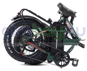 Электровелосипед WHITE SIBERIA SLAV PRO 1000W 48V/13A Elki Green (зеленый) фото  33