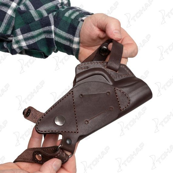 Кобура оперативная к ПМ вертикальная на резинке (HS-ОК-01) Helios