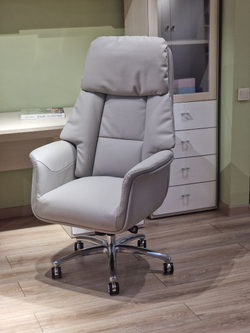 Кресло офисное 2909 982659 grey color LEATHER