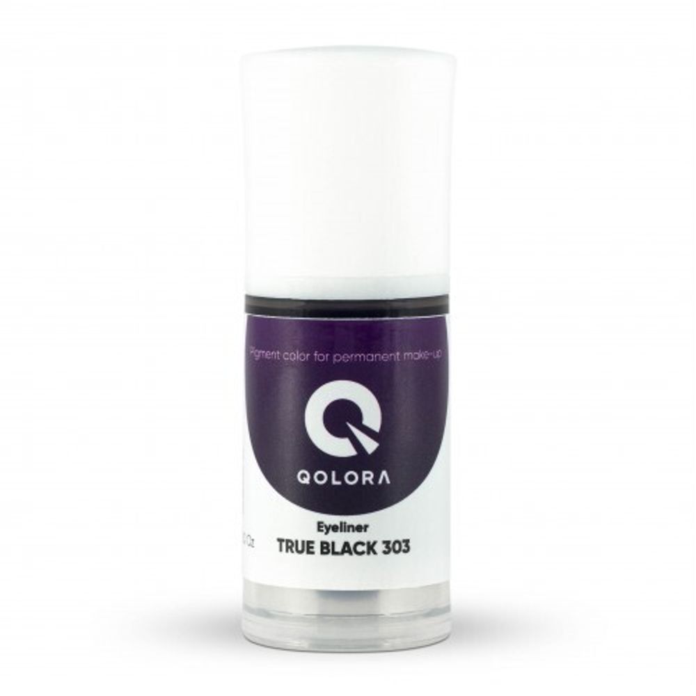 Пигмент Qolora True Black 303, 15 мл.