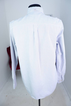 Рубашка Dressmann в полоску, маркировка L, визуально 50 размер