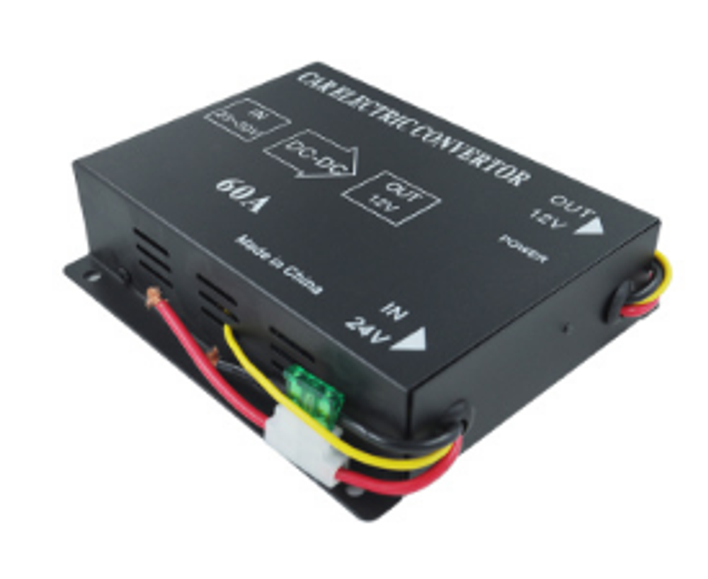 Преобразователь напряжения с 24Vна12V (60А) #JYQ 24V-12V 60A(чётный)