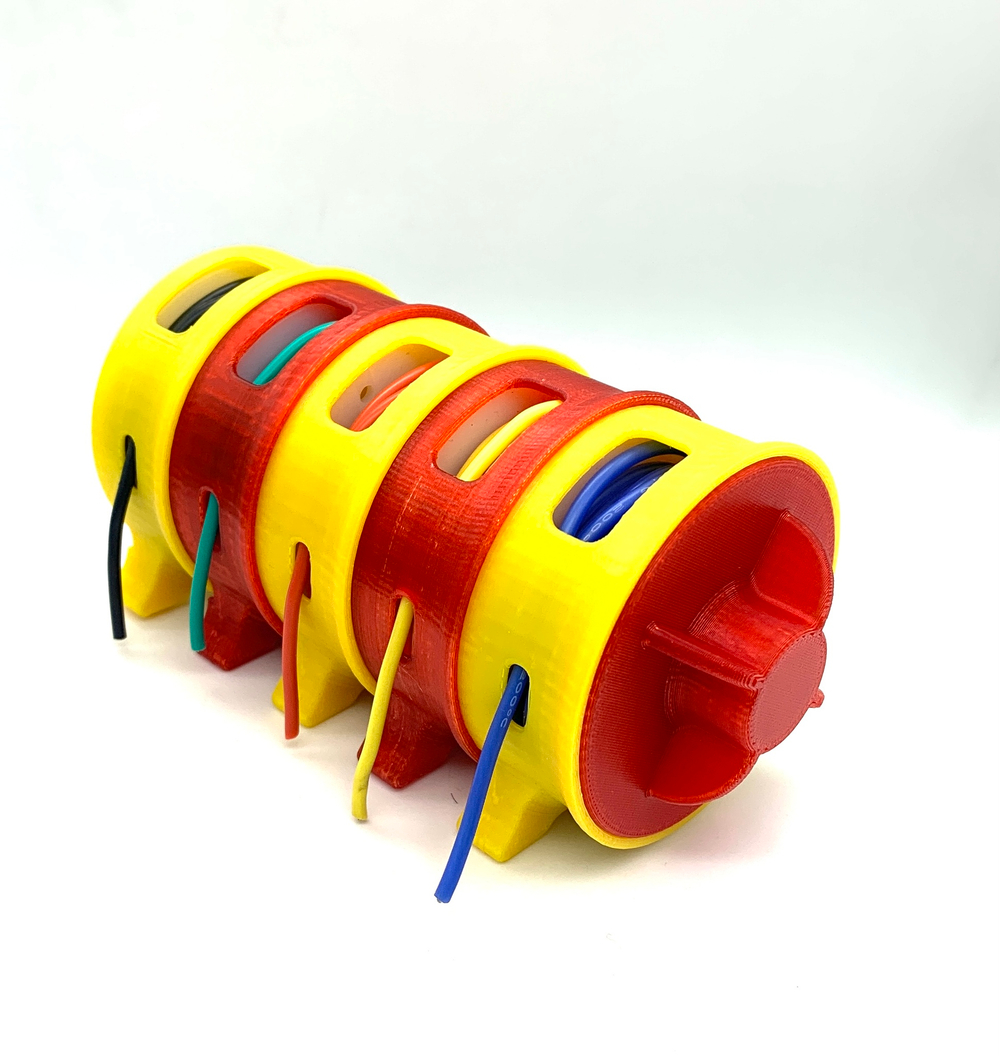 Самонаборной органайзер для проводов (STL-файлы для 3D-печати)