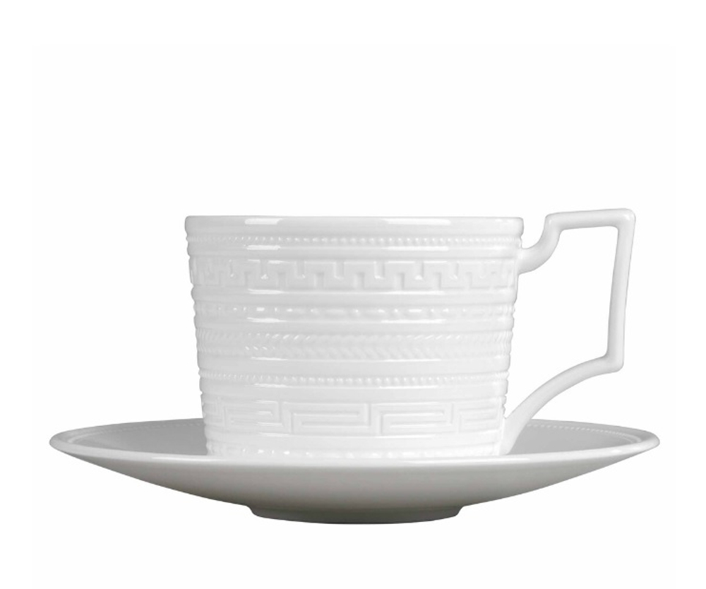 Wedgwood Чашка с блюдцем Интальо 220 мл для чая 1052874