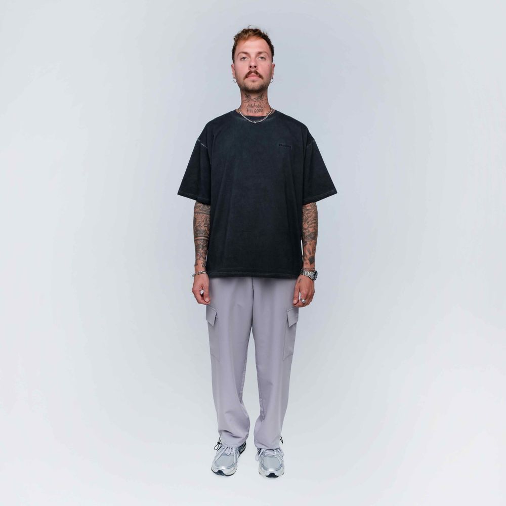 Футболка OG Logo Monochrome Asphalt черная