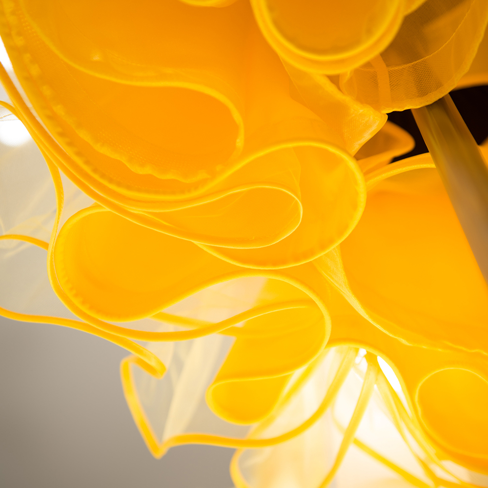 желтое платье для танцев