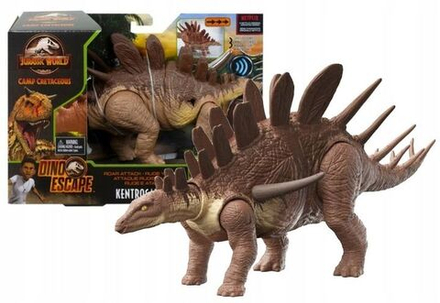 Фигурка Динозавра Mattel Jurassic World - Игрушечный динозавр Кентрозавр Ревущий - Мир Юрского периода HCL93