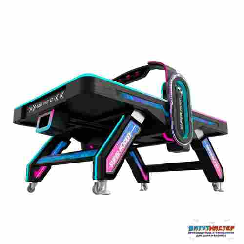 Аэрохоккей коммерческий большой «Неон» для ТРЦ, 220×130×140 см