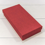 Коробка Ювелирная 24х12х4 см (Красный)